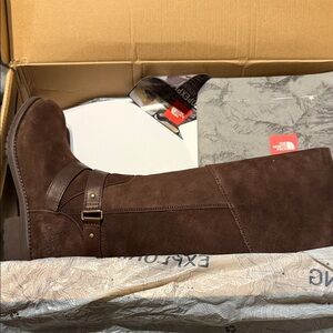 The North Face Woman’s Dark Brown Suede Boots